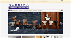 Desktop Screenshot of mueblesgarrido.com