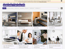 Tablet Screenshot of mueblesgarrido.com